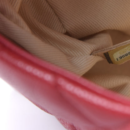 Chanel Glazed Caviar Quilted Small Nature Flap Bag Red 9 of 11