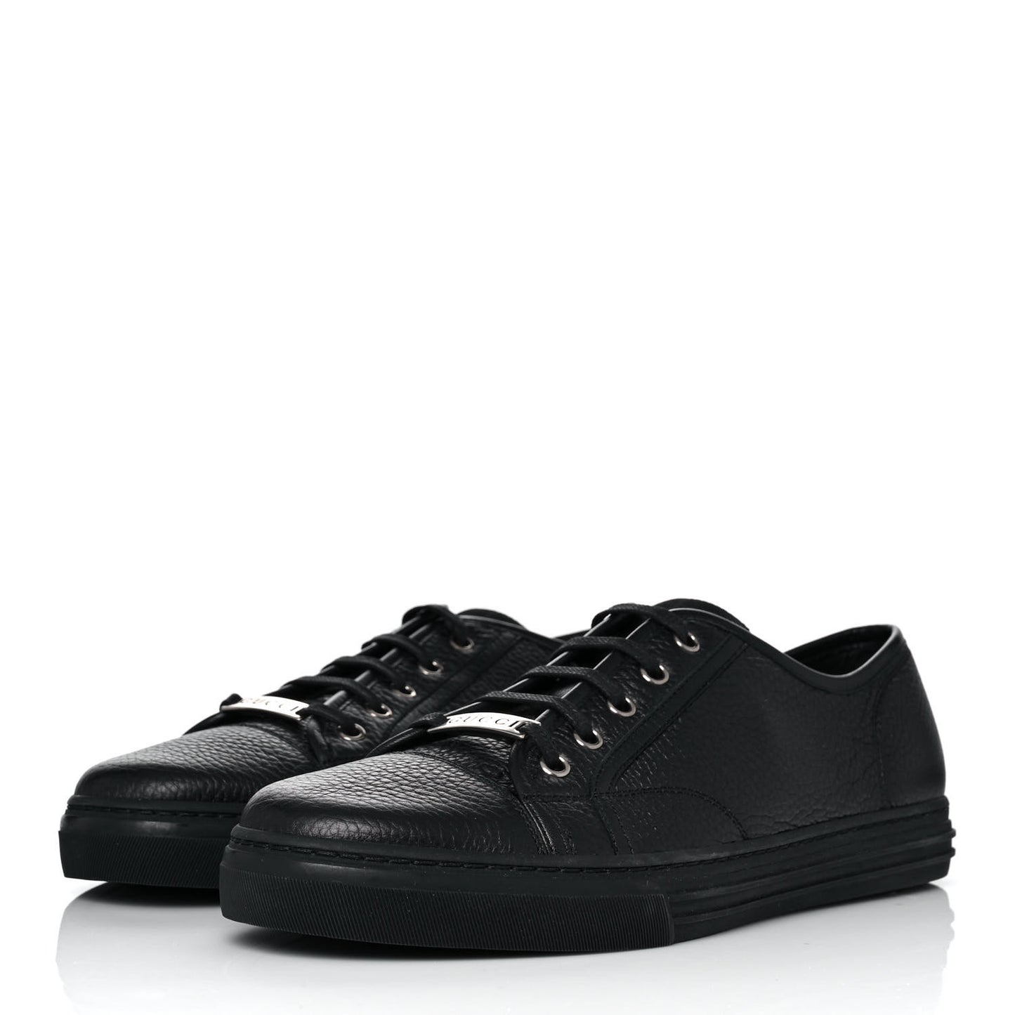 Nappa Mens Low Top Sneakers 9 Black