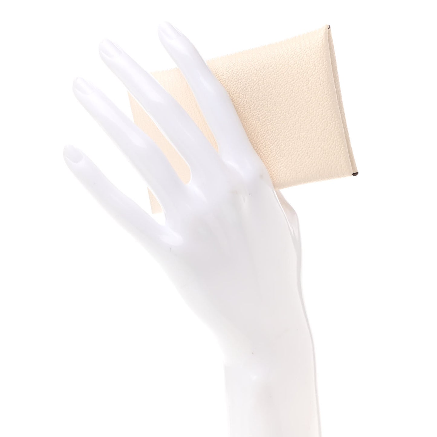 Chevre Mysore Verso Calvi Card Case Nata Biscuit