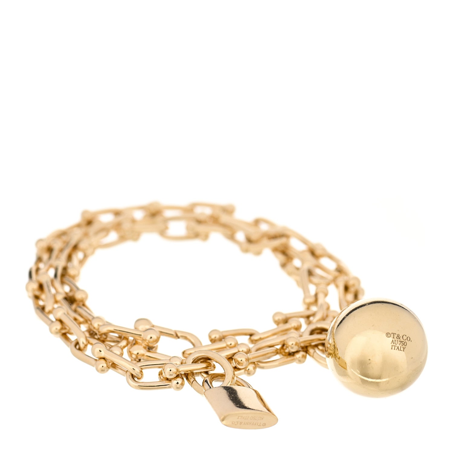 Tiffany 18K Yellow Gold HardWear Wrap Bracelet 1 of 8