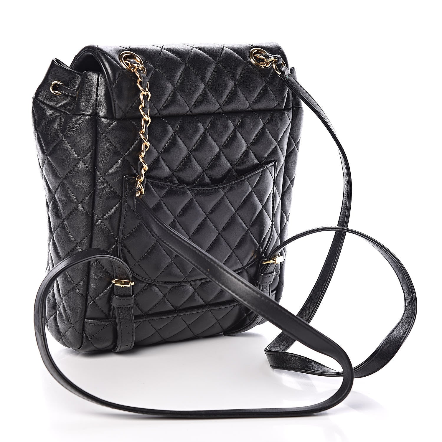Chanel Lambskin Quilted Small Urban Spirit Backpack Black 3 of 9