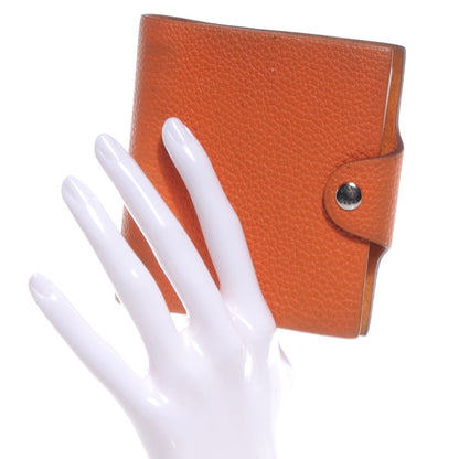 Hermes Taurillon Clemence Ulysse PM Notebook Cover Orange 2 of 8