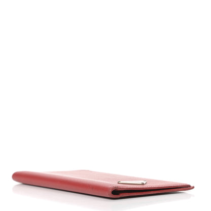 Prada Saffiano Checkbook Cover Rosso 4 of 7