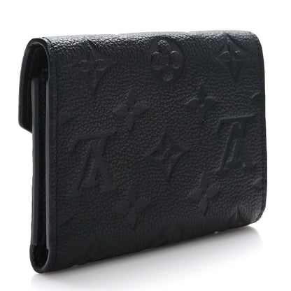 Louis Vuitton Empreinte Victorine Wallet Black 3 of 6