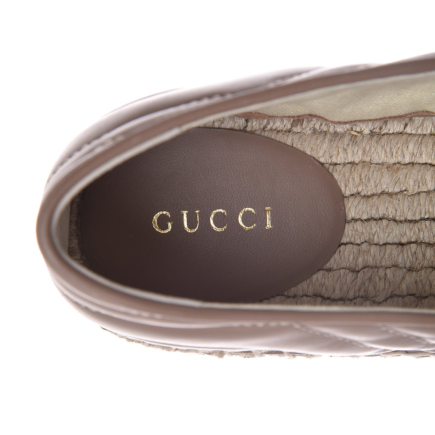 Nappa Matelasse GG Marmont Espadrilles 38 Porcelain Rose