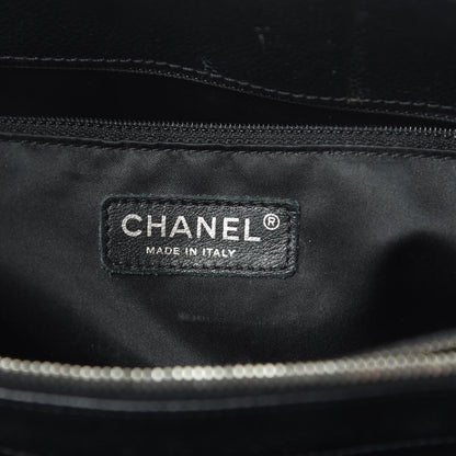 Chanel Caviar Quilted Grand Shopping Tote GST Black 6 of 17