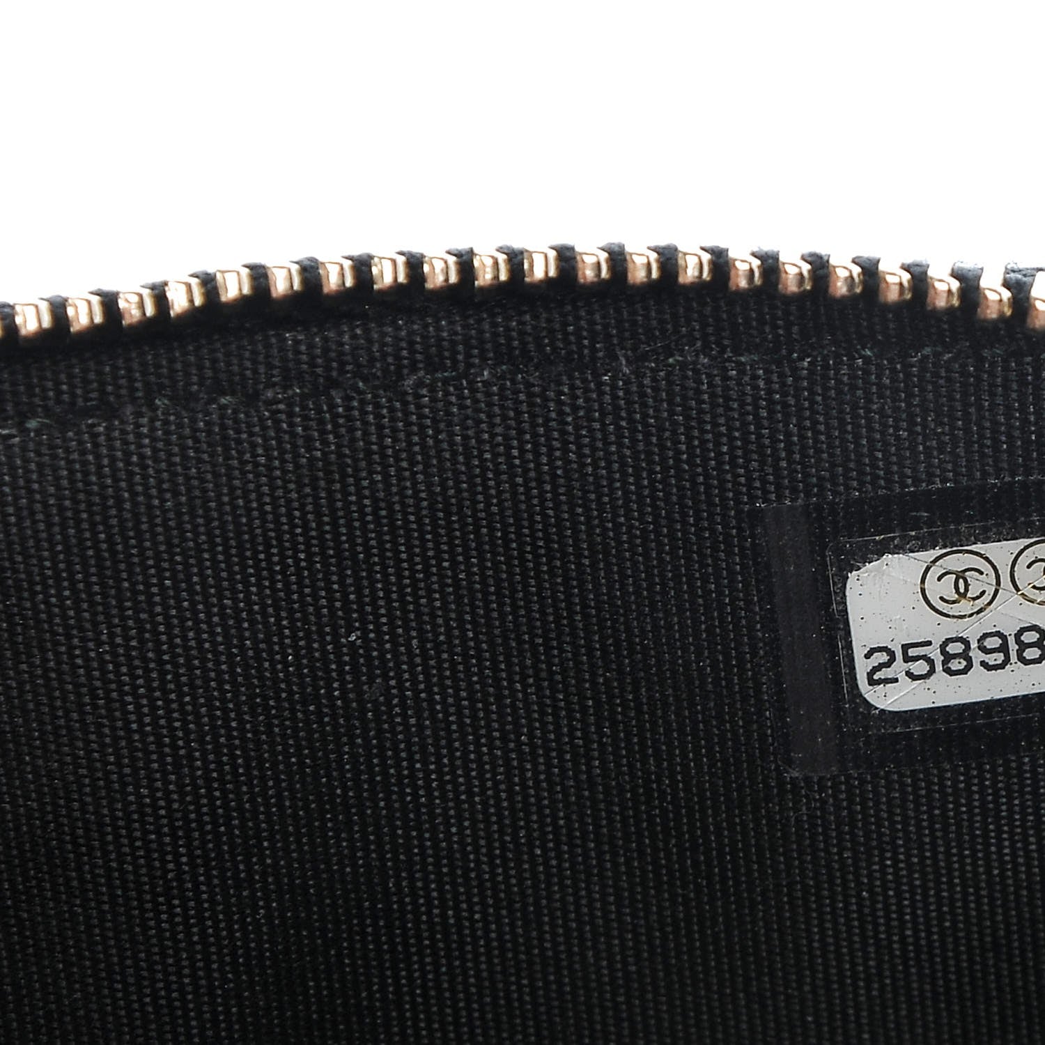 Chanel Caviar Quilted CC Filigree Clutch With Chain Black 8 of 9