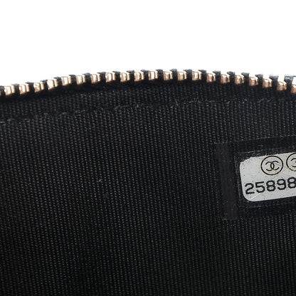 Chanel Caviar Quilted CC Filigree Clutch With Chain Black 8 of 9