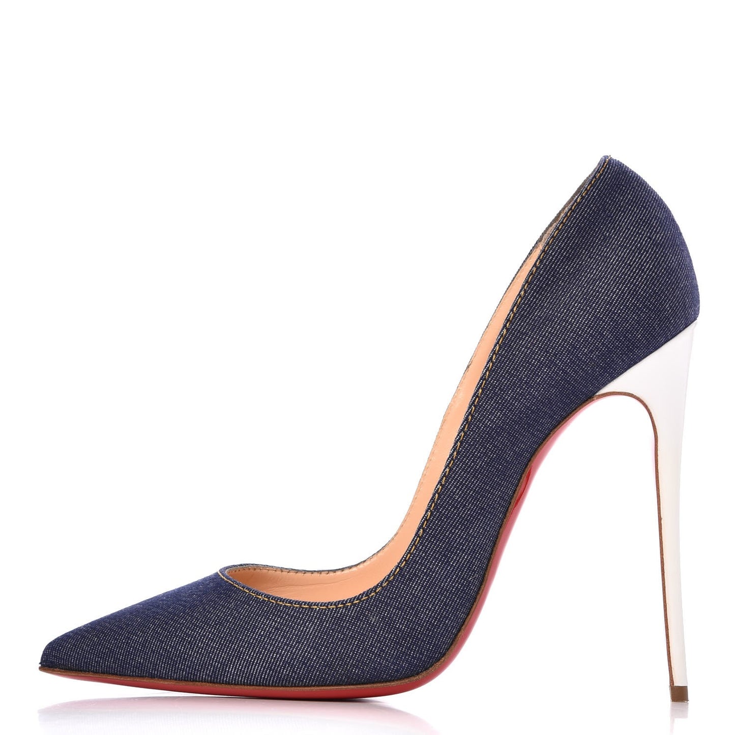 Denim Jazz Calf So Kate 120 Pumps 39 Blue White