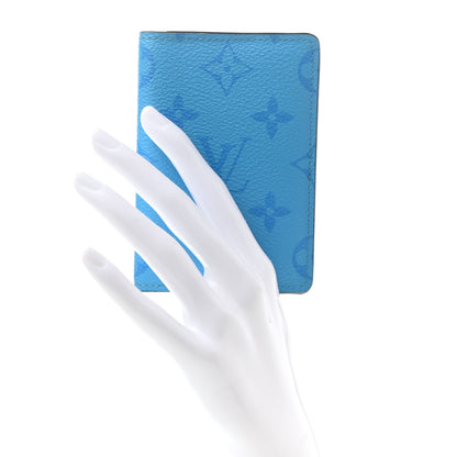 Louis Vuitton Taigarama Pocket Organizer NM Blue Lagoon 2 of 6