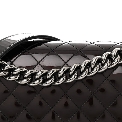 Chanel Patent Calfskin Quilted New Medium Boy Flap Black 8 of 13