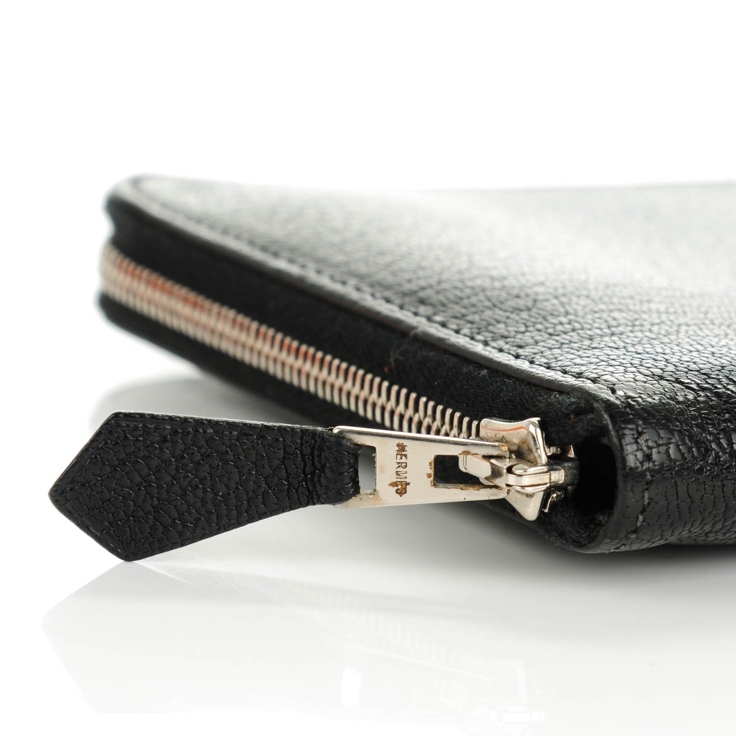 Hermes Chèvre Mysore Azap Wallet Black 6 of 9