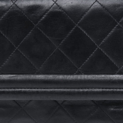 Chanel Lambskin Quilted Small Tassel Single Flap Black 24 of 25