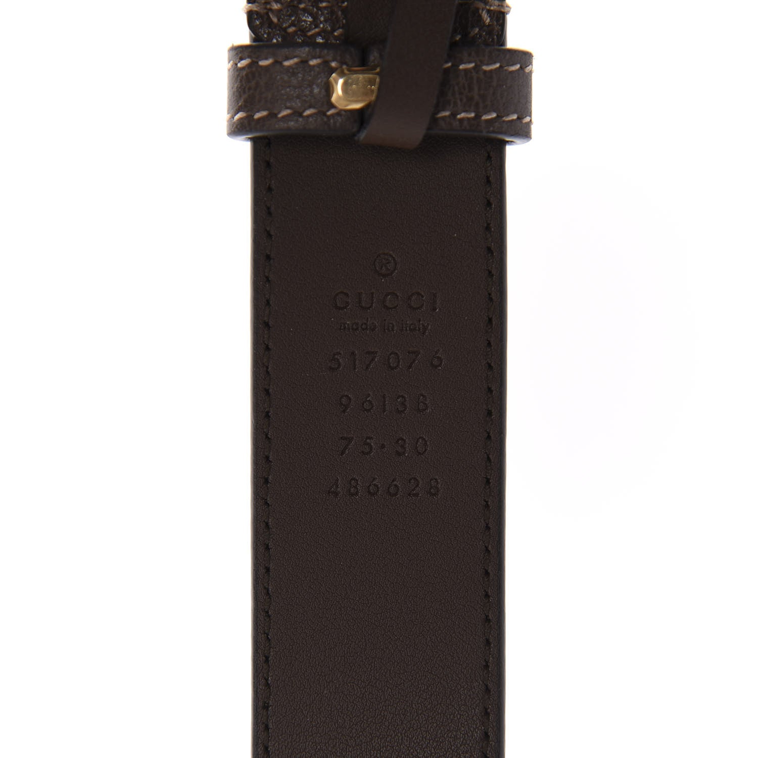 Gucci GG Supreme Monogram Web Small Ophidia Belt Bag 75 30 Dark Brown 10 of 11