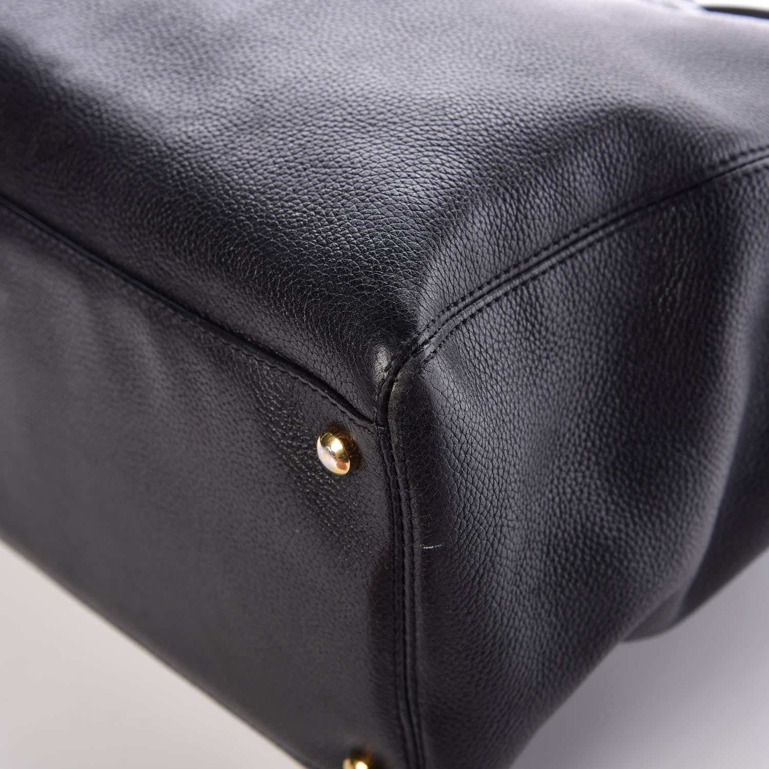 Chanel Calfskin Cerf Executive Shopper Tote Black 9 of 12