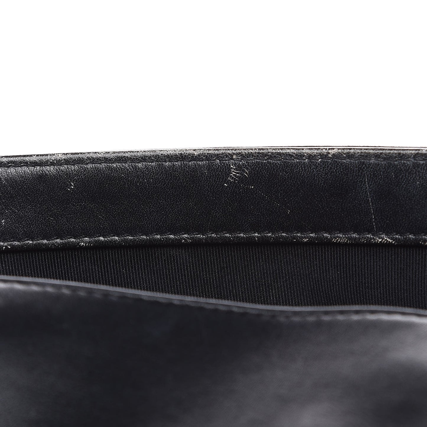Faded Calfskin Quilted Small Studded Boy Flap Grey