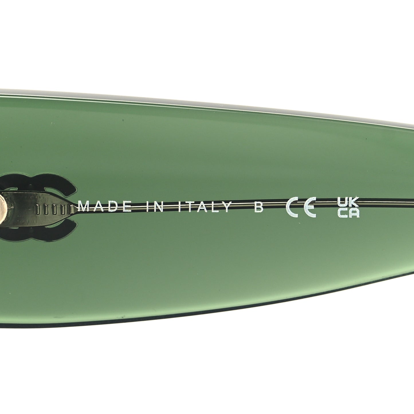 Acetate Pearl Rectangle Sunglasses 5480-H Dark Green