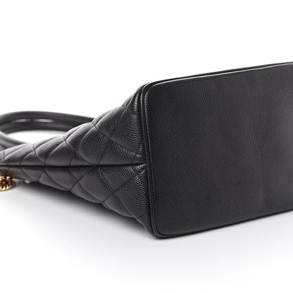 Chanel Caviar Quilted Medallion Tote Black 8 of 9