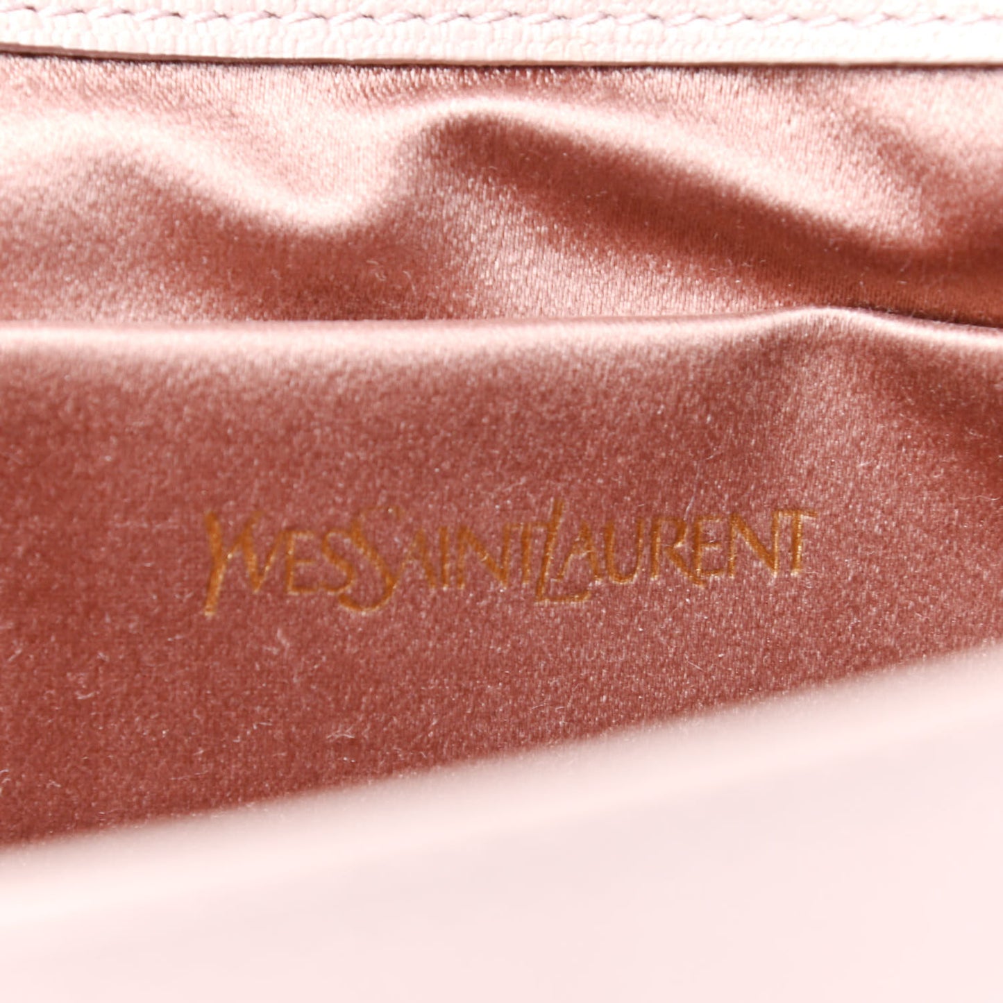Calfskin Classic Y Ligne Clutch Light Pink