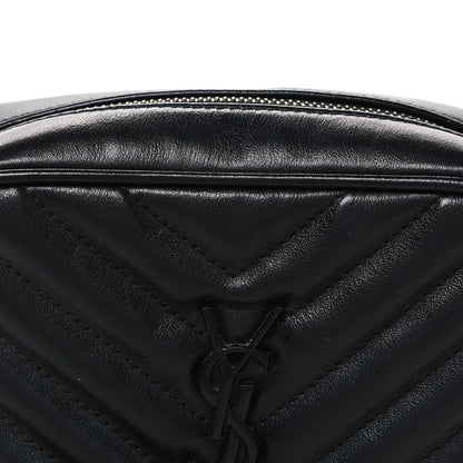Saint Laurent Calfskin Matelasse Monogram Lou Belt Bag Black 7 of 9