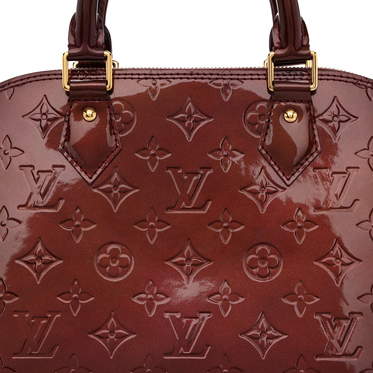 Louis Vuitton Vernis Alma PM Rouge Fauviste 7 of 10