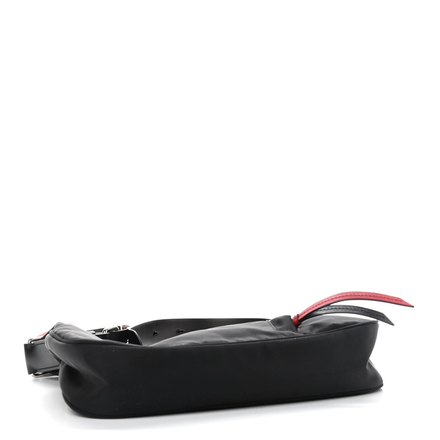 Tessuto Nylon Studded New Vela Hobo Black Fuoco