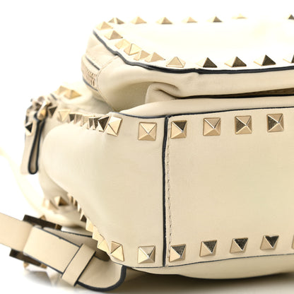 Valentino Garavani Pebbled Calfskin Mini Rockstud Backpack Ivory 9 of 12