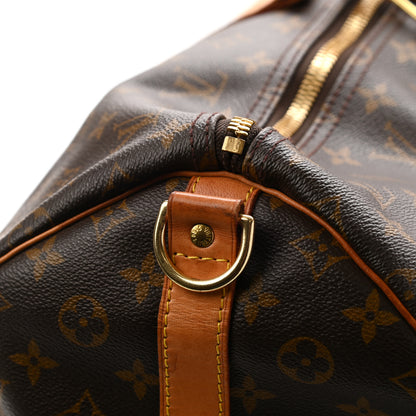 Louis Vuitton Monogram Keepall Bandouliere 55 11 of 14
