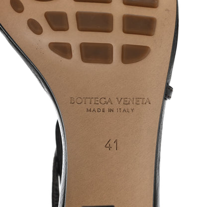 Bottega Veneta Shiny Light Lambskin The Line 90mm Sandals 41 Chocolate Spread 6 of 10