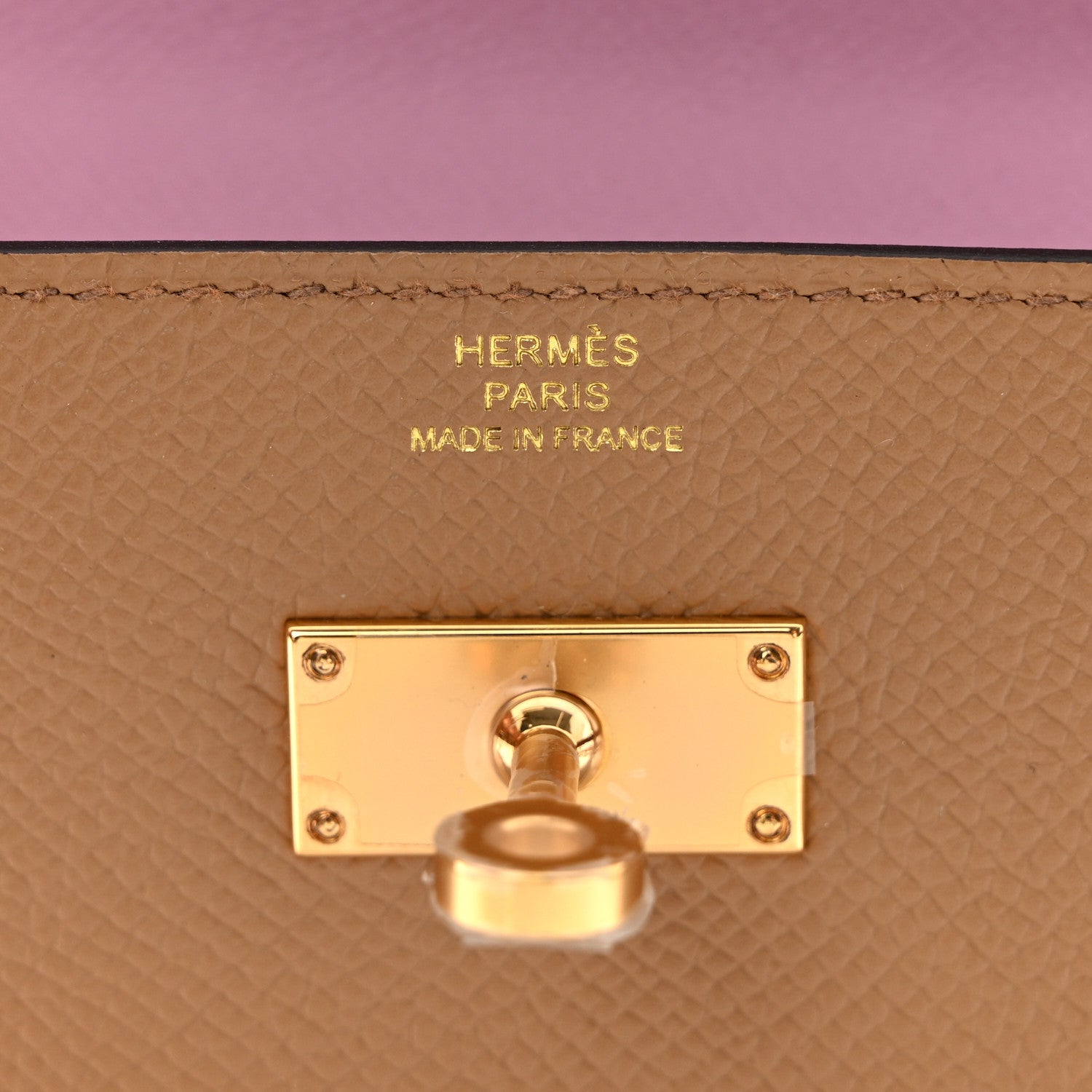 Hermes Epsom Verso Kelly Wallet To Go Chai Mauve Sylvestre 7 of 12