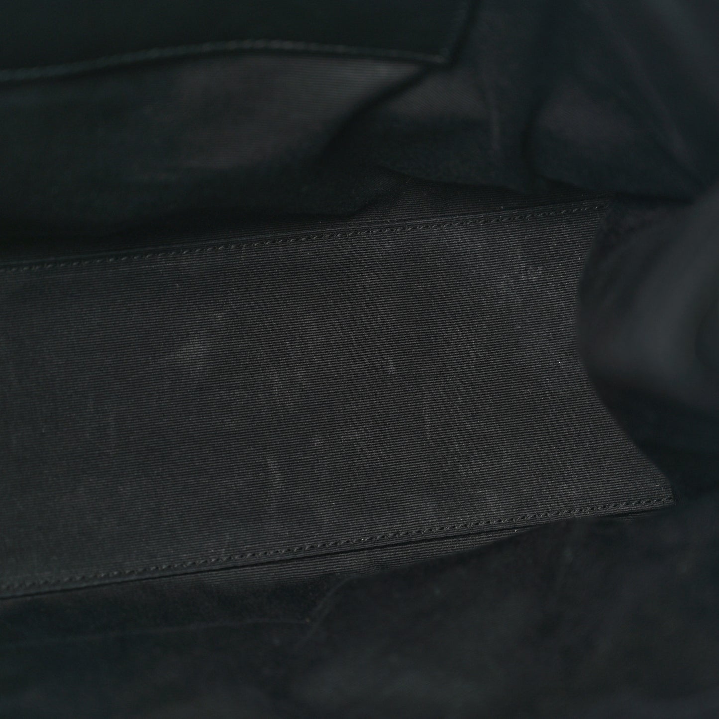 Crinkled Calfskin Matelasse Monogram Large Niki Shopper Tote Black