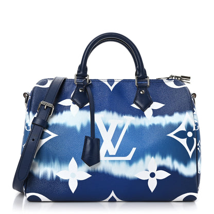 Louis Vuitton Monogram Escale Speedy Bandouliere 30 Blue 1 of 11