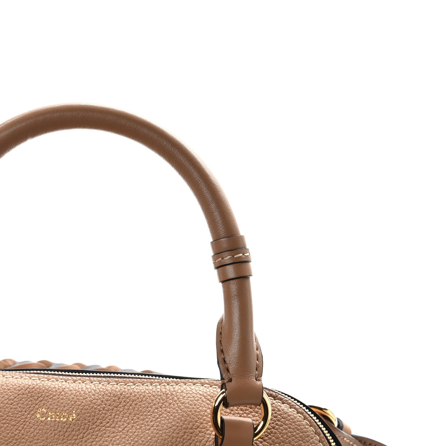 Chloe Calfskin Medium Daria Cement Brown 11 of 12