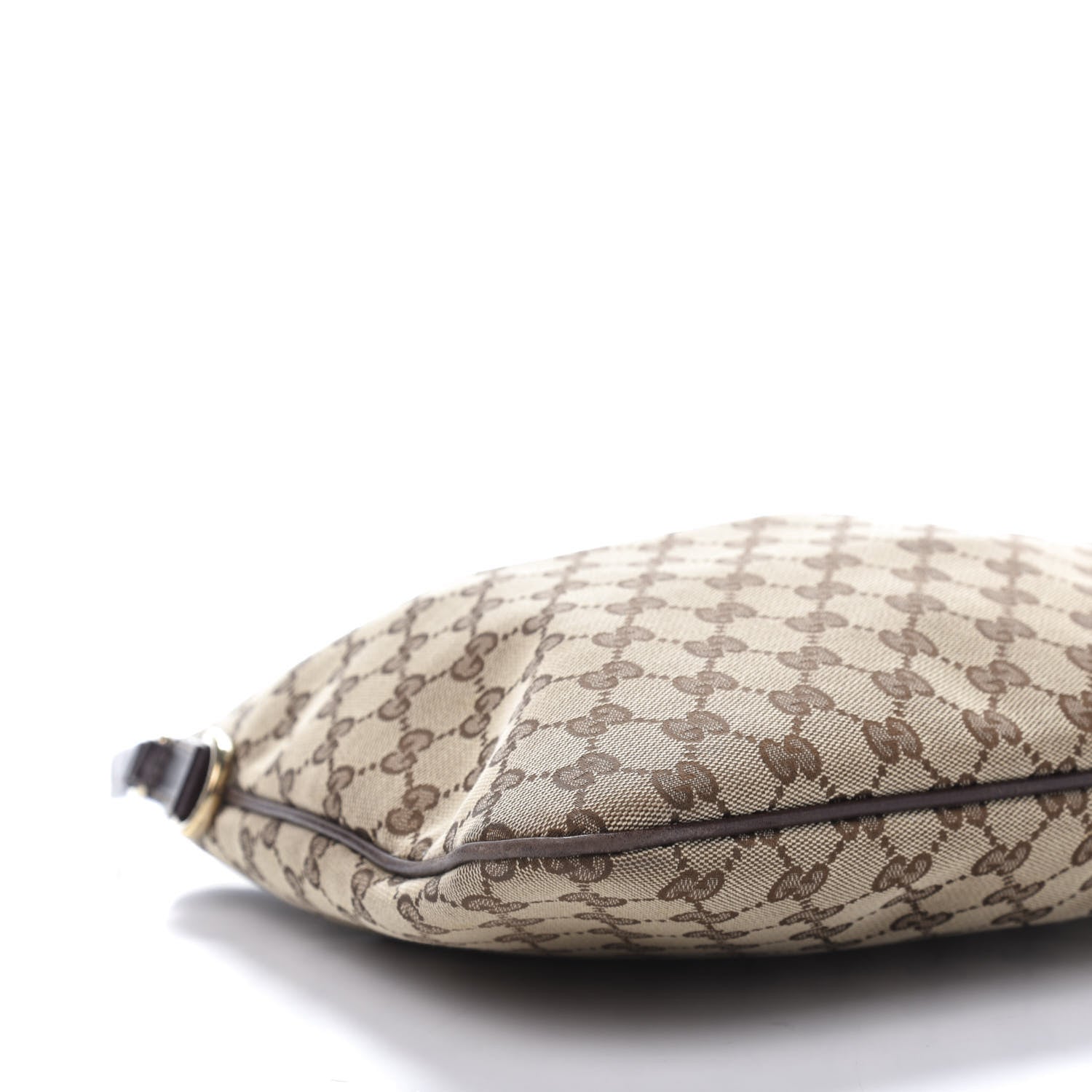 Gucci Monogram Medium New Britt Hobo Dark Brown 6 of 17