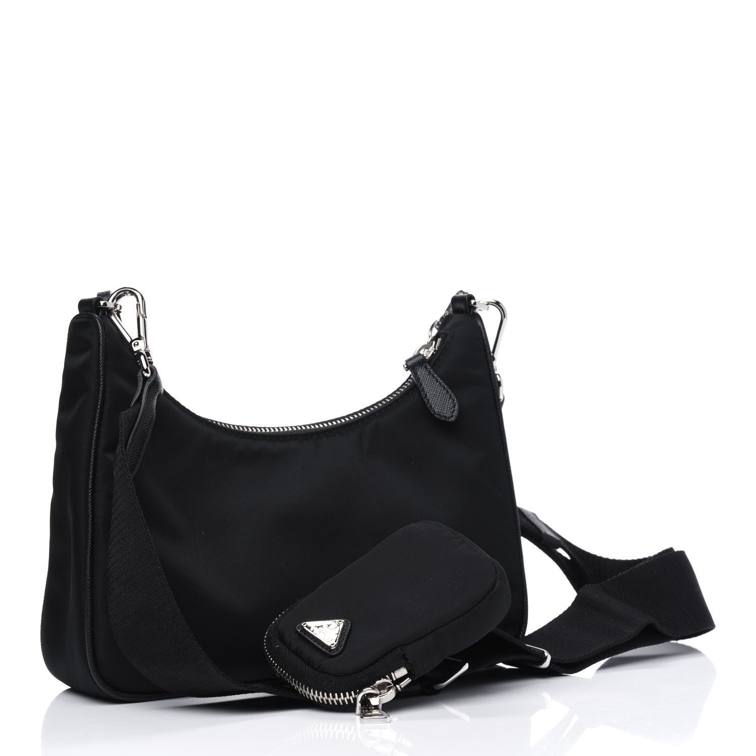 Prada Nylon Re-Edition 2005 Shoulder Bag Black 2 of 4