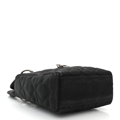 Christian Dior Satin Cannage Mini Lady Dior Black 4 of 12