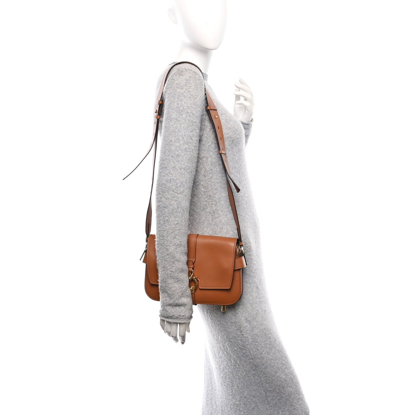 Calfskin Fiore Shoulder Bag Sella