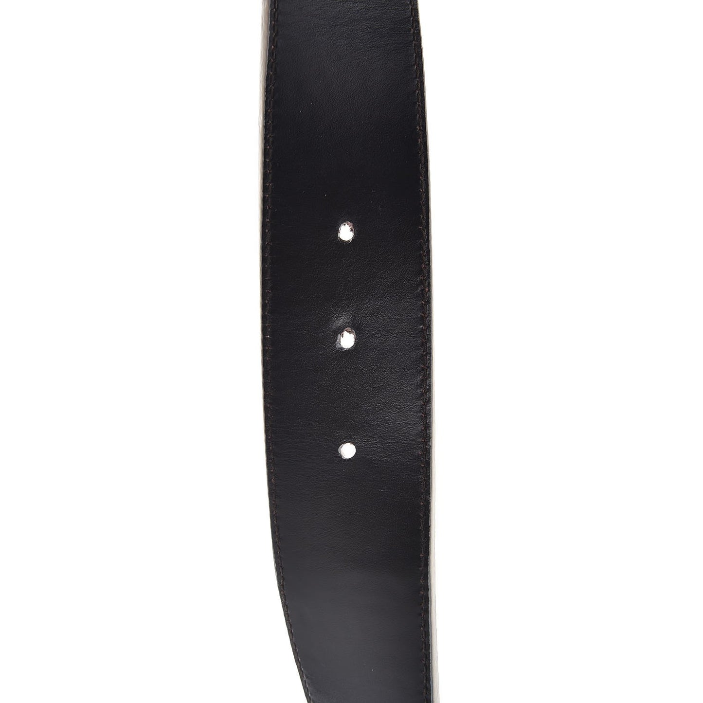 Calfskin Web Interlocking G Belt 90 36 White