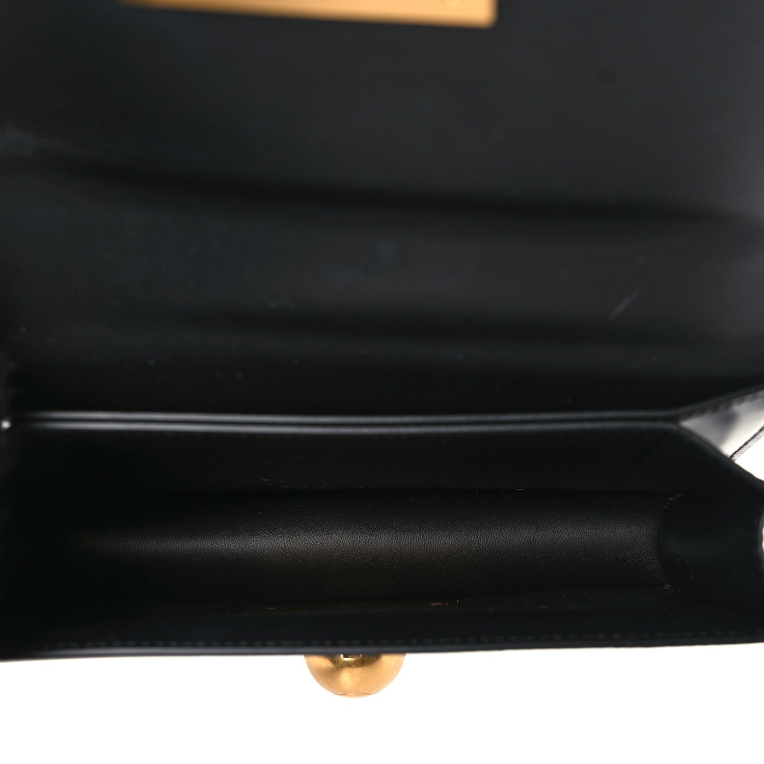 Bottega Veneta Calfskin Stamped Classic BV Bag Black 4 of 8