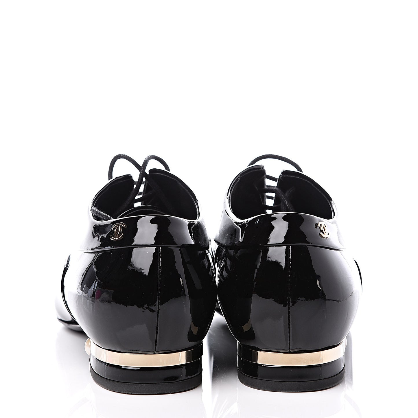 Patent Pearl CC Lace Up Oxfords 39 Black