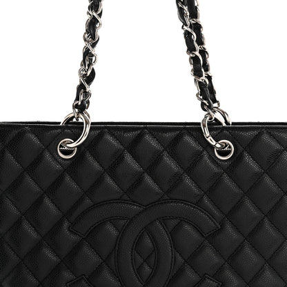 Chanel Caviar Quilted Grand Shopping Tote GST Black 8 of 11