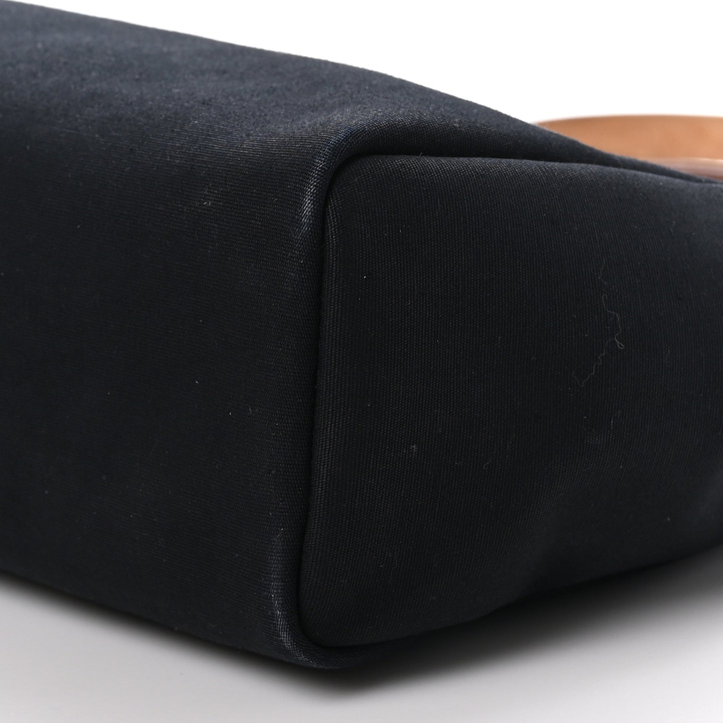 Toile Vache Calfskin Herbag 30 PM Black Natural