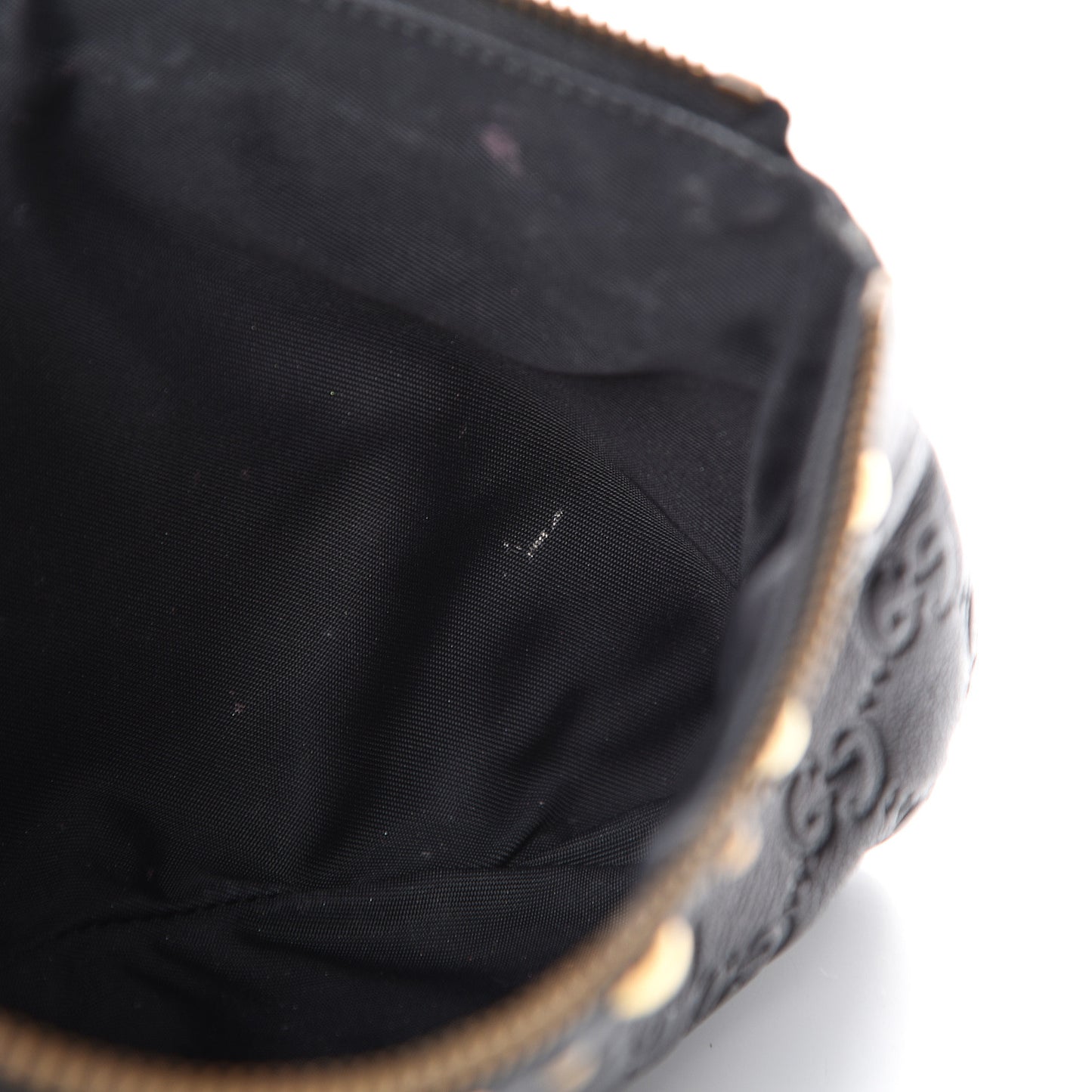 Guccissima Babouska Wristlet Black