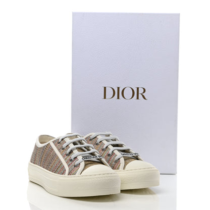 Christian Dior Romance Lurex Walk'N'Dior Low Top Sneakers 37.5 Multicolor 9 of 9