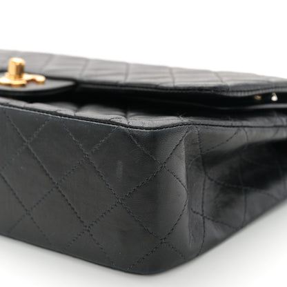 Chanel Lambskin Quilted Medium Double Flap Black 10 of 10