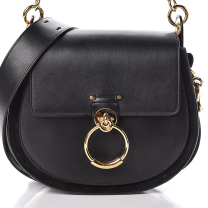 Chloe Calfskin Large Tess Bag Black 7 of 10