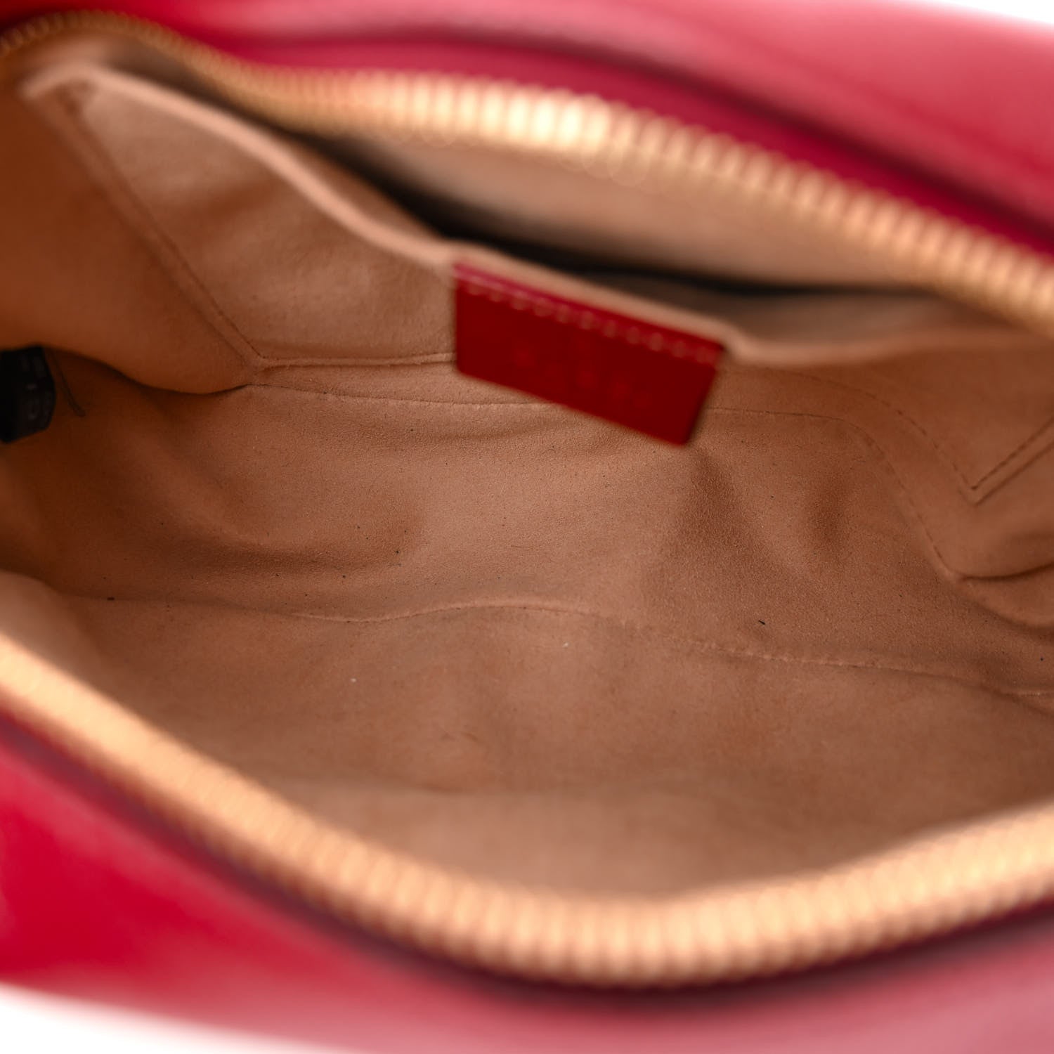 Gucci Monogram Azalea Calfskin Matelasse Diagonal Small GG Marmont Chain Shoulder Bag Beige Ebony New Cherry Red 5 of 11