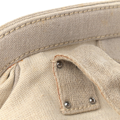 Prada Canvas Mistolino Frame Bag Naturale 19 of 22