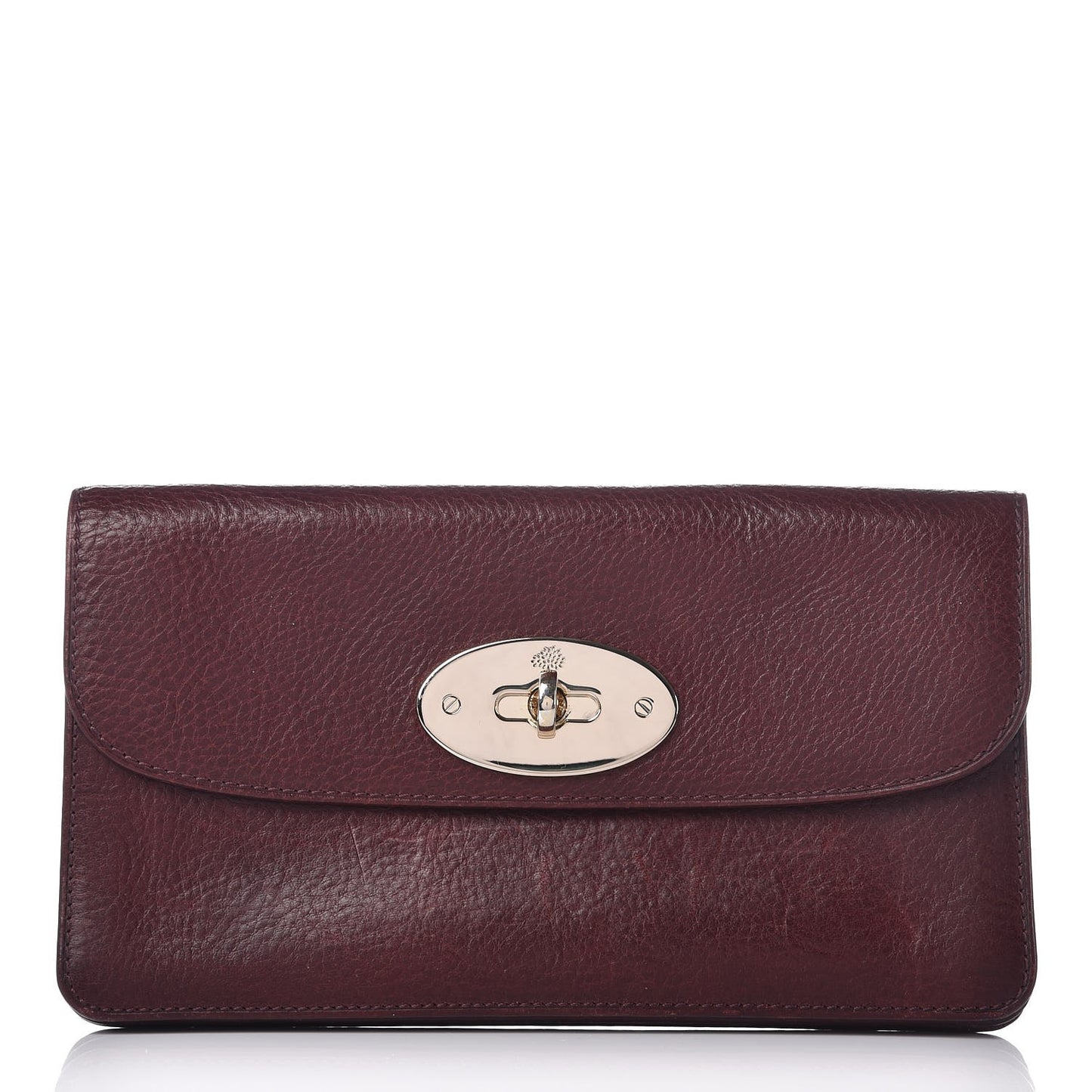 Grainy Leather Bayswater Wallet Oxblood