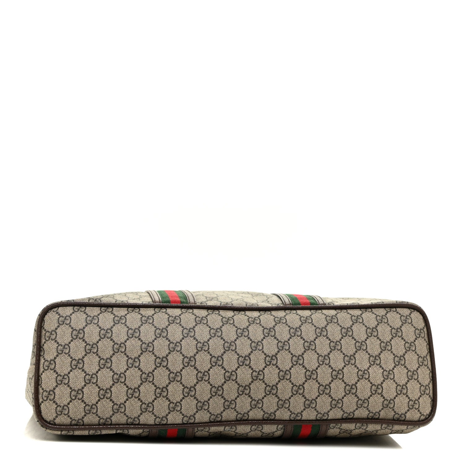 Gucci GG Supreme Monogram Web Neo Vintage Tote Beige New Acero Crop 15 of 15